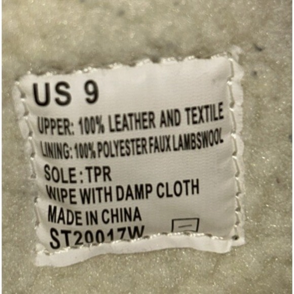 Womens Winter Boots, Waterproof Leather,fabric,rubber Fleece Boots (Size 9M) STQ - Picture 9 of 16